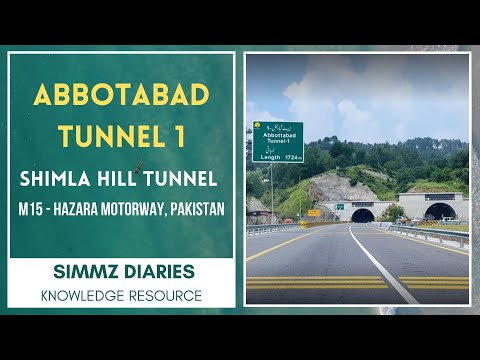 Abbottabad Tunnel 1 aka Shimla Hill Tunnel on M15 Hazara Motorway