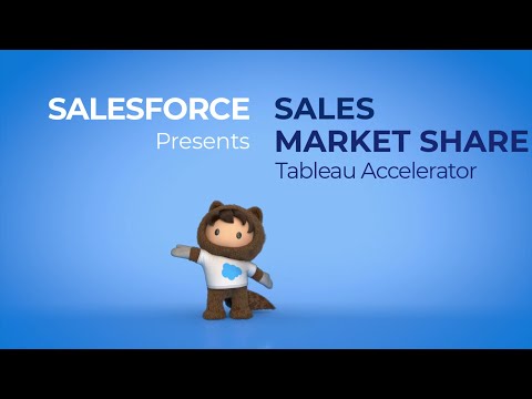 Tableau Accelerator: "Sales Market Share"