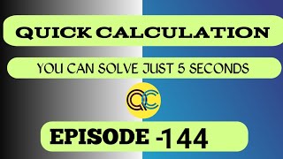 Viral Maths Navneet Sir Episode #144 @QuickCalculation