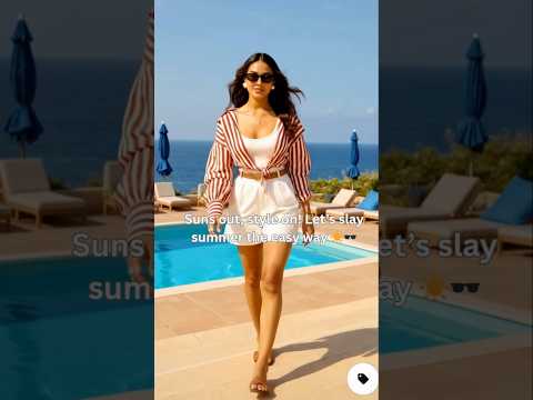 🌞 Summer casual outfits you'll love ✨ #shorts #shortvideo #styleinspo