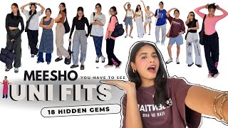 Meesho Finds || College/ Uni Fits 🏫📚 || Starting from ₹155 /- || All under ₹500 😭 || Summer Finds