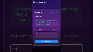 Practice your prompt engineering with fun puzzles!