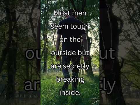 Most men look strong but are quietly breaking. 💔| Relatable Phrases