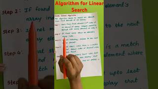 Linear Search Algorithm #search #searching #linearsearch #algorithm #algorithms