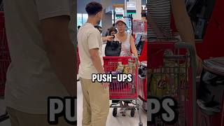 Do 10 push-ups, get free groceries!