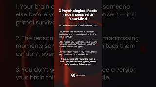 3 Psychology Facts You Were NEVER Supposed to Know #psychologyfacts
