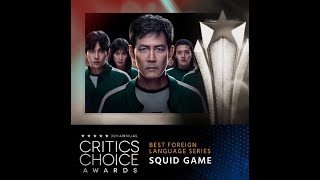 "Squid Game 2" Wins Best Foreign Language Series At 30th Critics Choice Awards🏆🎉