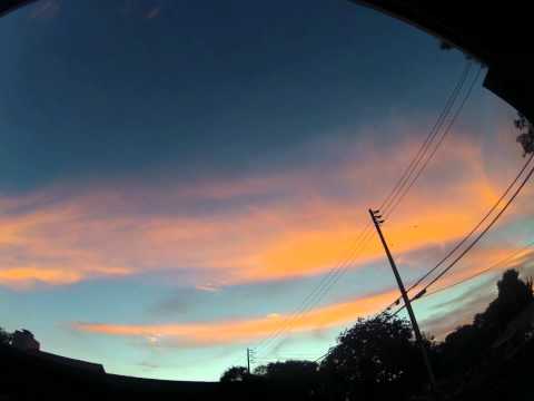 Sunset timelapse with blend