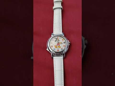 1990 "It's a Small World" Mickey Mouse musical watch