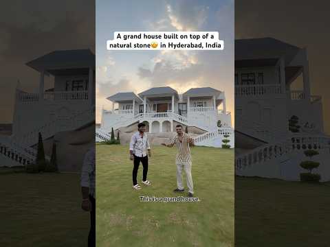 House built on a stone in Hyderabad#housetour #hometour #hyderabad #realestate #villa #homedesign