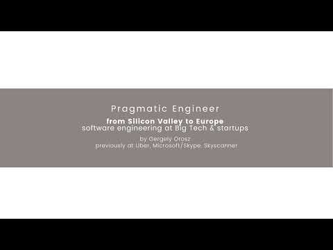 Pragmatic Engineer Live Stream