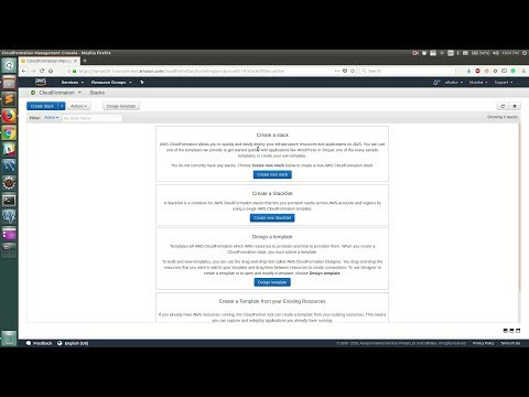 AWS cloud formation tutorial