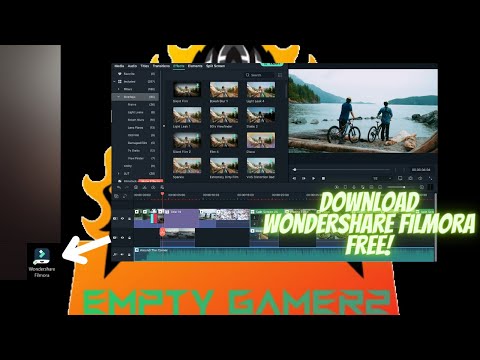Free Download of wondershare filmora  // telugu // #ff