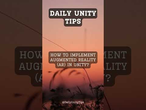 How to implement augmented reality (AR) in unity? #programming #gamedevelopment #unity3d #gameart