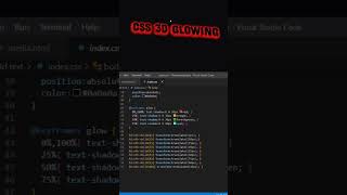 3D Text Animation effect  #shorts