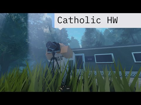 roblox prison player has to film for his religion homework