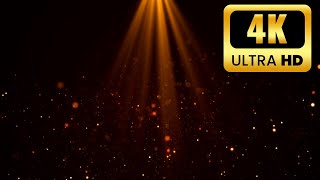 Golden Radiance Background | Mesmerizing Gold Glitter Art | Seamless Loop | 4K Ultra HD
