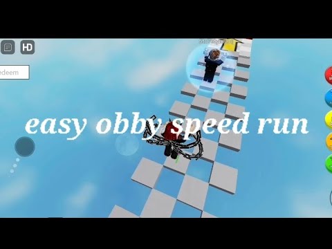 easy obby speed run | roblox