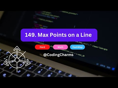 149. Max Points on a Line #leetcode #math