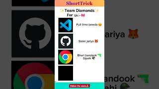 Team Diamond for Developers – Which One’s Your Favorite? | Coding Humor #Shorts