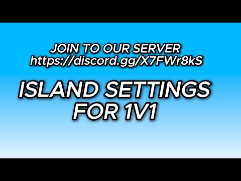 Island settings for your 1v1 map!┊ FORTNITE/UEFN 2025