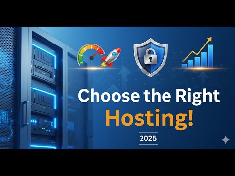 How to Choose the Right Hosting for Your Website in 2025 Guide for Beginners & Professionals