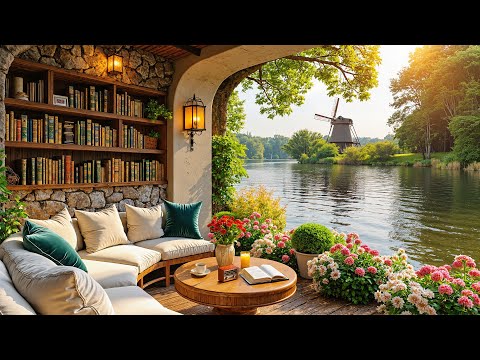 🌞 Lakeside Jazz & Book Lounge | Chill Vibes & Tranquill Jazz for Relaxing Reading