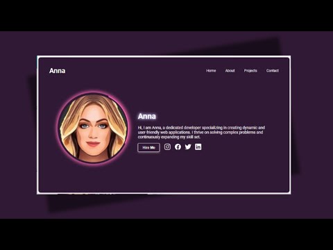 How To Build A Personal Portfolio Website Using HTML & CSS