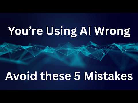 5 AI Mistakes Busy Professionals Are Making Right Now