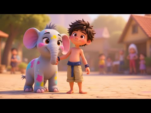 The Enchanted Elephant Who Paints Dreams: A Bedtime Tale
