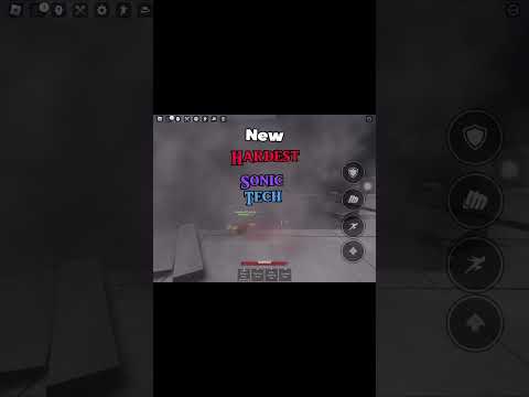 The HARDEST Sonic Tech (The Strongest Battlegrounds #roblox  #fypシ #thestrongestbattlegrounds )