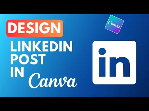 Create Linkedin Post design in canva | Canva course Urdu/Hindi Tutorials