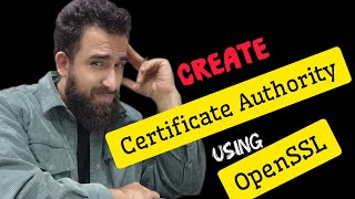 Create a CA (Certificate Authority) using openSSL #openssl #cisco #windows 