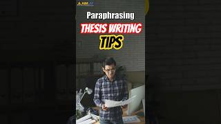 How to Do Paraphrase in Research Writing | Thesis Writing Tips | Aimlay