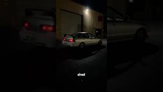 Warming up the tires #theshedbuilt #honda #jdm #acura #integra #civic #ffsquad #wilwood #matcotools
