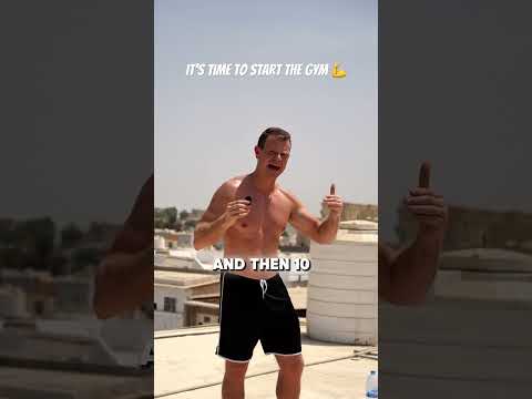 You can start the gym at home with a little home workout #gym #homegym #fitness