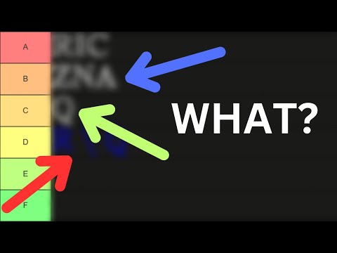 Number Type TIER LIST