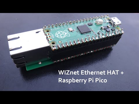 WIZnet Ethernet HAT + Raspberry Pi Pico