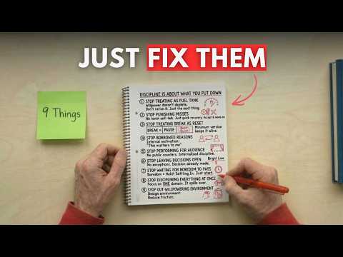 9 Things That Make You Effortlessly Disciplined