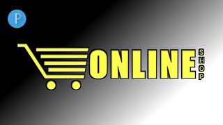 ONLINE SHOP LOGO DESIGN IN PIXELLAB | SIMPLE LOGO | Faizy Nhidz