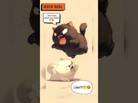 POV: MEOW WAR!😹🤼 #anime #animeshorts #animelovers #manga #japan #japananime #otaku #kawaii #shorts