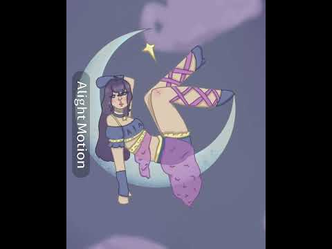 Rises the moon #art #animation #alightmotion #drawing