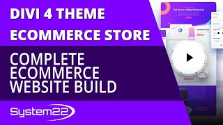 Divi 4 Complete Ecommerce Wordpress Website Build Tutorial 👈
