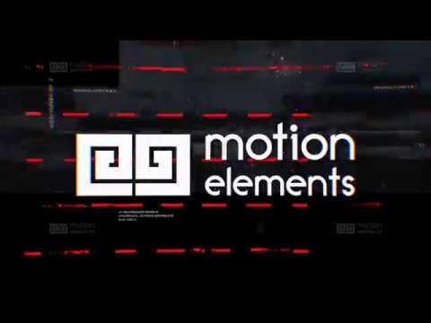 Glitch Futuristic Promo  After Effects Templates