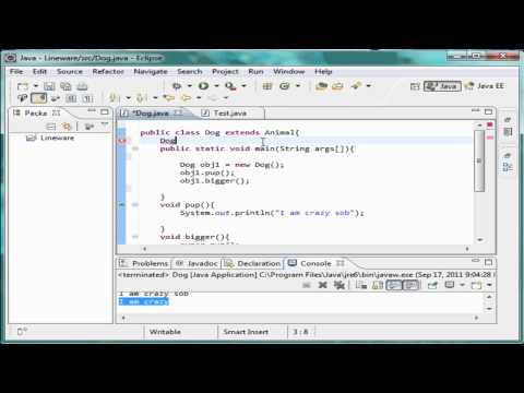 Java JDK 7 Tutorial 18 Polymorphism and Super Keyword
