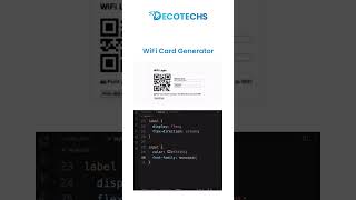 Generate Wi-Fi Cards in Seconds! 💡 | Smart Dev Hack