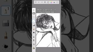 Realistic Autodesk Sketchbook Pencil Brush Settings✏️✨ #art #digitalart
