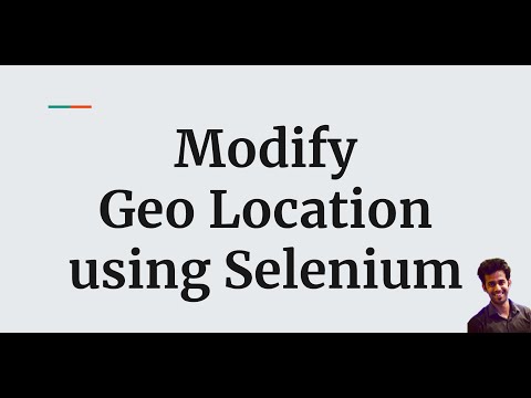 Modify Geo Location using Selenium || Change Geo Location || Automation || Dev Tools || Java