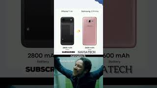 iPhone 17 air vs Samsung J2 prime battery 🔋 comparison 😯🤣 #ytshorts #shorts #navsatech #shortsfeed