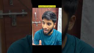 Maths standard vs Maths basic || Class 10 | Board exam | Class 9 #shorts